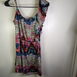 Envy Vibrant Patterned Mini Dress